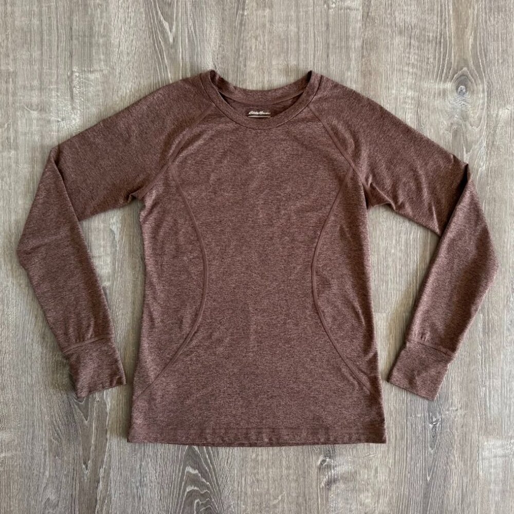 NEW Eddie Bauer Long Sleeve Performance Top | Hiking Fitness | Moisture Wicking